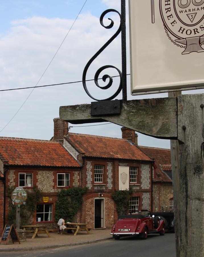 The Three Horseshoes Warham Eksteriør bilde